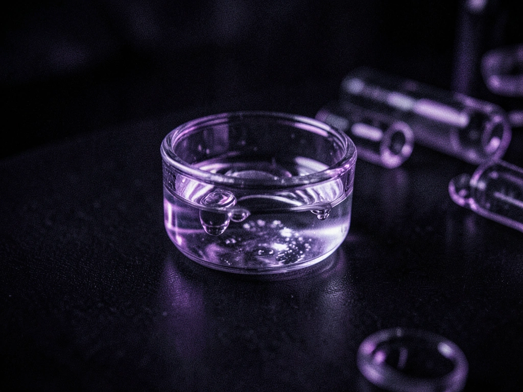 Precision glass component representing purity